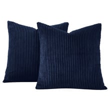 Gracie Corduroy Velvet European Pillowcases (Set of 2)